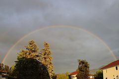 Regenbogen über Lustenau