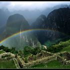 Regenbogen über Macchu Picchu II