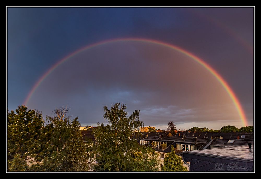 Regenbogen über Mauenheim