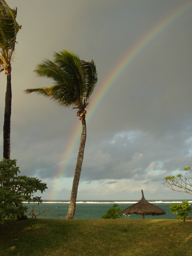 Regenbogen über Mauritius