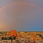 Regenbogen über Merida