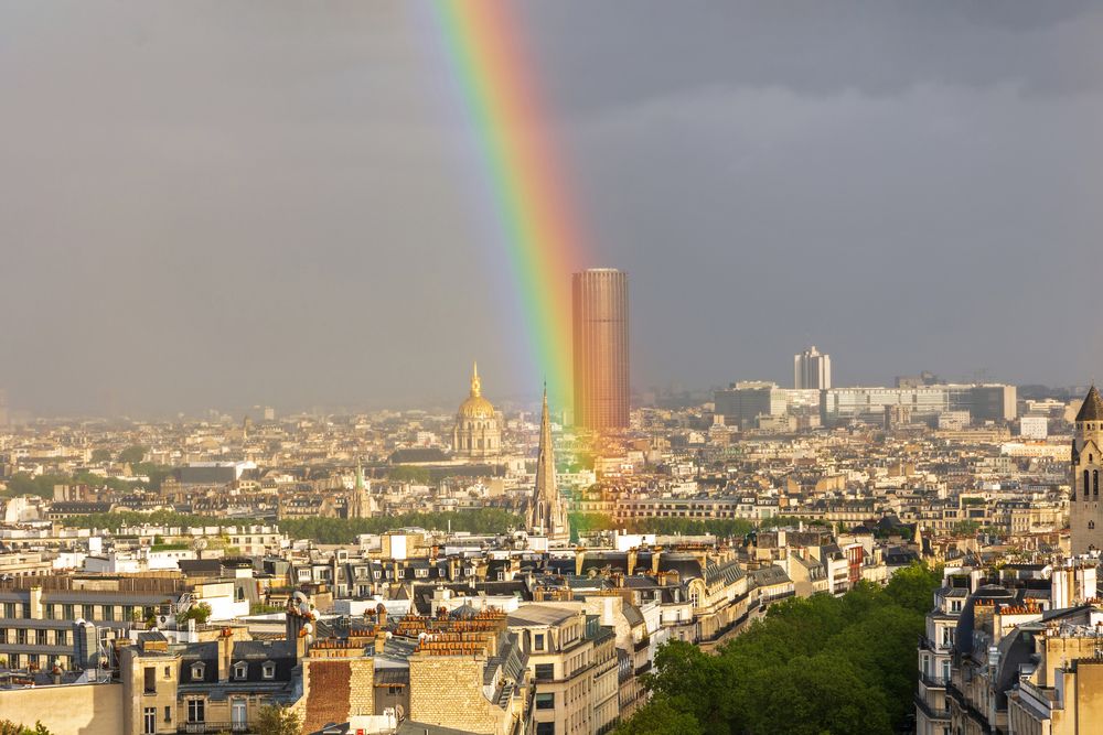 Regenbogen über Montparnasse (2)