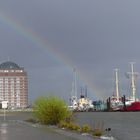 Regenbogen über Ovelgönne