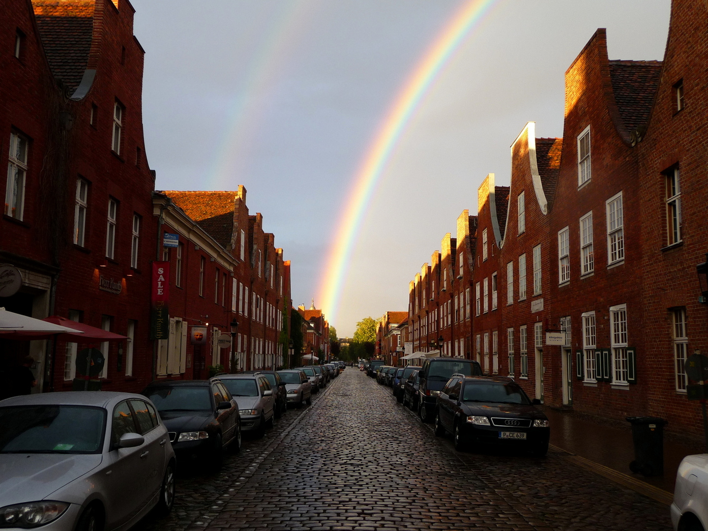 Regenbogen über Potsdam