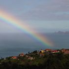 Regenbogen über Praia do Faial