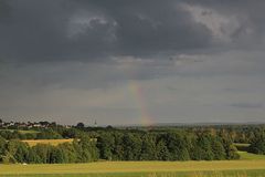 Regenbogen über Pressath