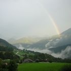 Regenbogen über Ramsau bei Berchtesgaden