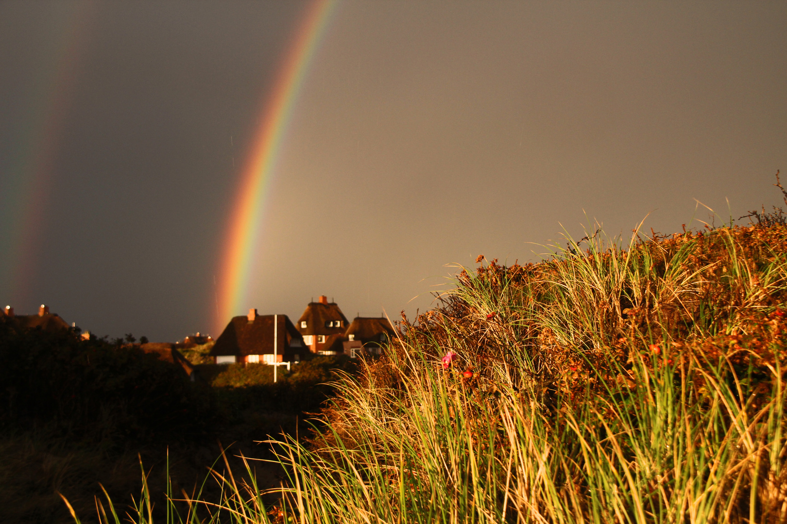 Regenbogen über Rantum