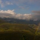 Regenbogen über Rocco de Calascio Abruzzen