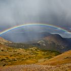 Regenbogen über Rocky Mountains