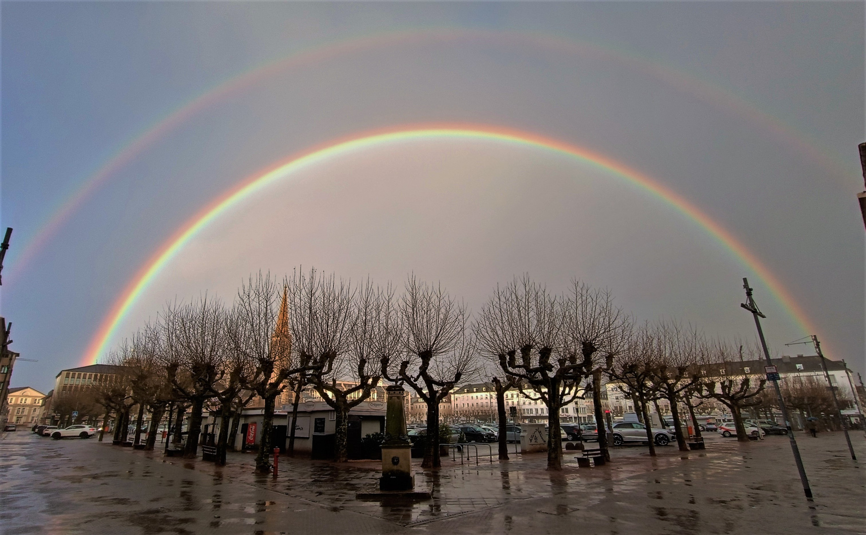 Regenbogen über Saarlouis