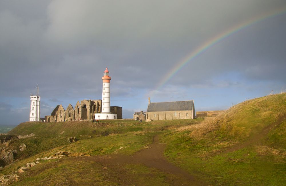 Regenbogen über Saint Mathieu