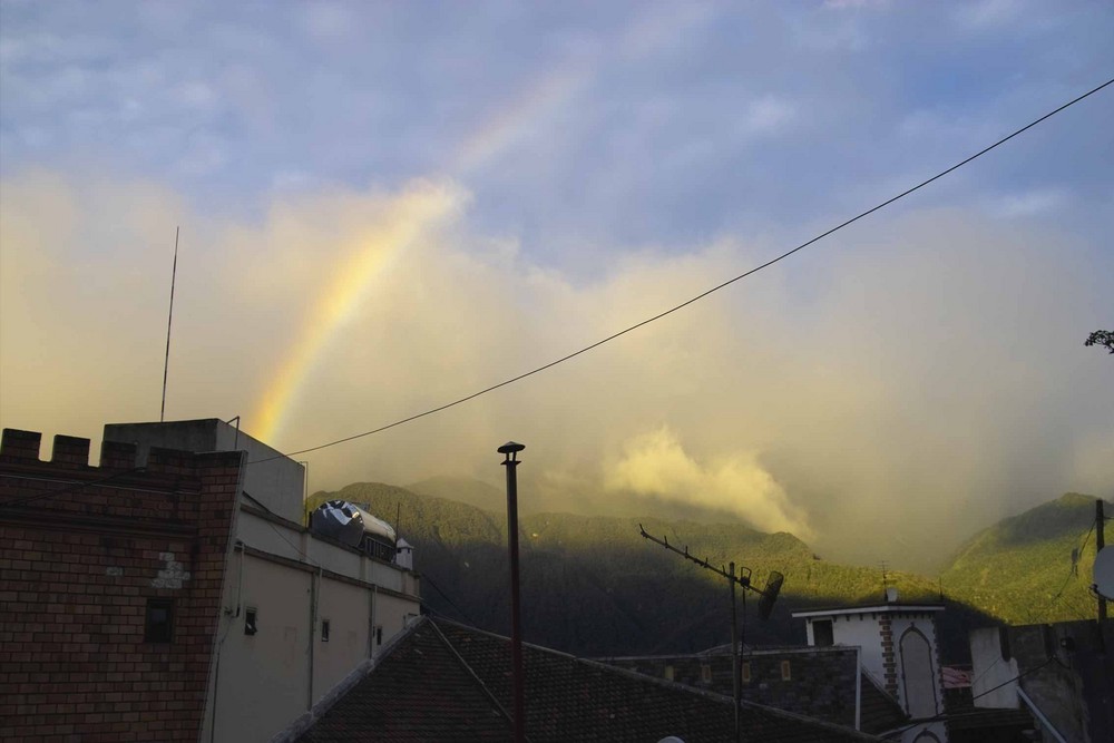 Regenbogen über Sapa