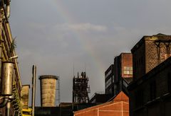 Regenbogen über Schacht Heinrich