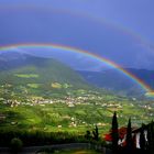 Regenbogen über Schenna