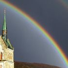 Regenbogen über St. Cyriakus