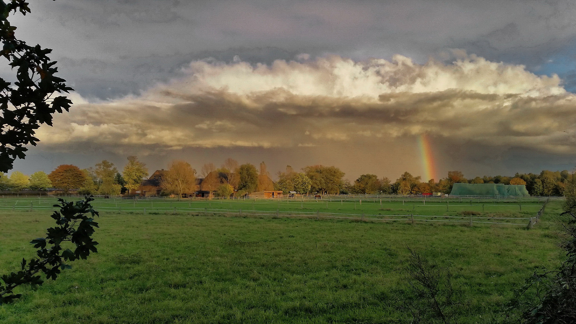 Regenbogen über Üdesheim