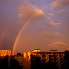 Regenbogen über unserer Strasse...