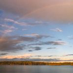 Regenbogen über Västra Silen (1) (Dalsland, Schweden)