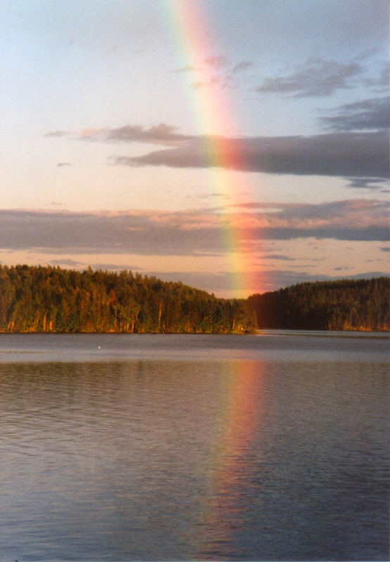 Regenbogen über Västra Silen (3) (Dalsland, Schweden)