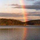 Regenbogen über Västra Silen (3) (Dalsland, Schweden)