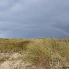 Regenbogen über Vejers Strand