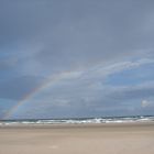Regenbogen über Vejers Strand