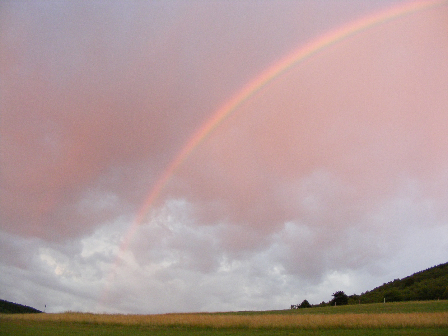 Regenbogen über Walpersdorf