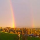 Regenbogen über Wangen