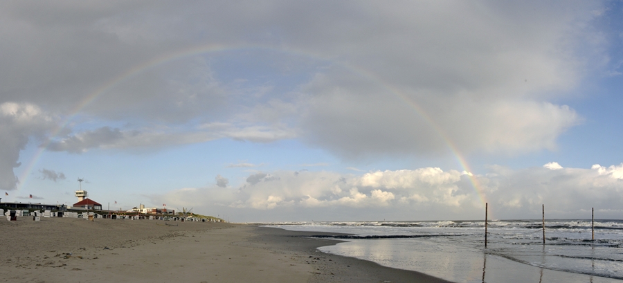 Regenbogen über Wangerooge