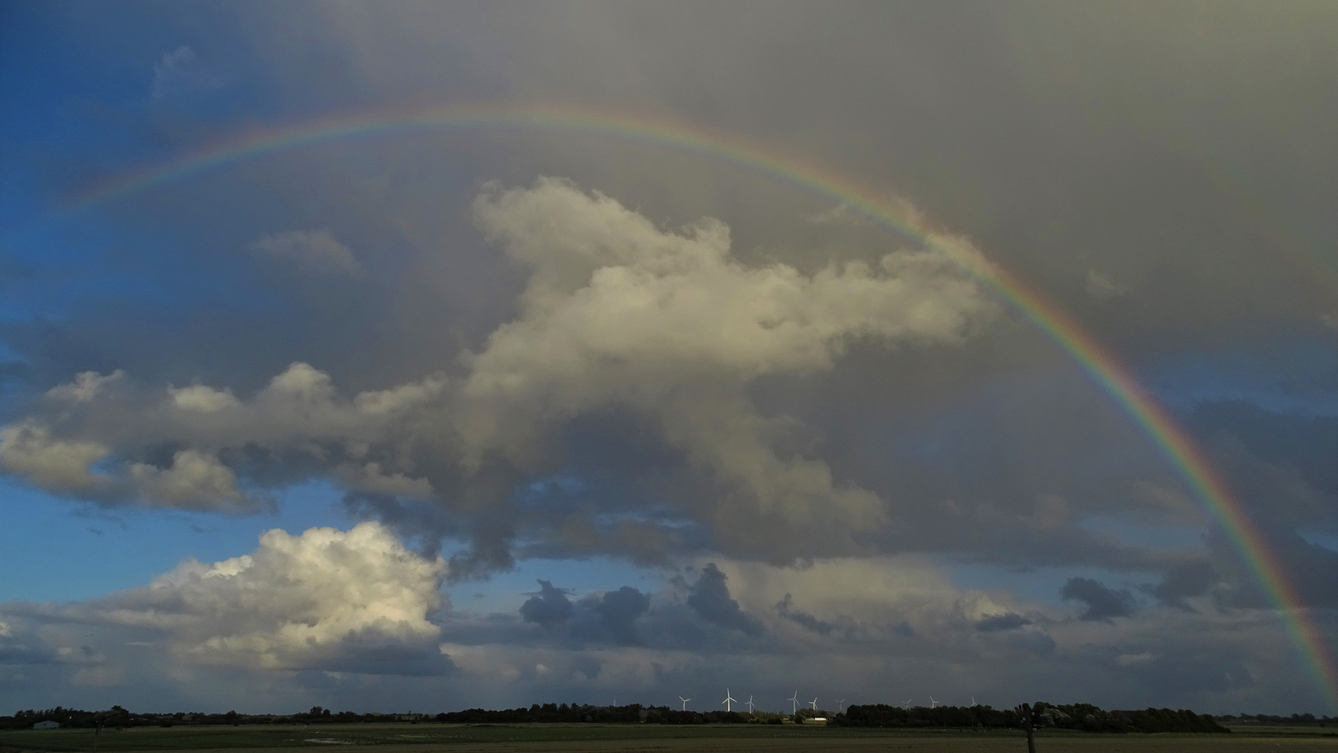 Regenbogen über Westerhever