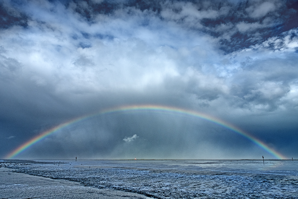 Regenbogen über Westerhever