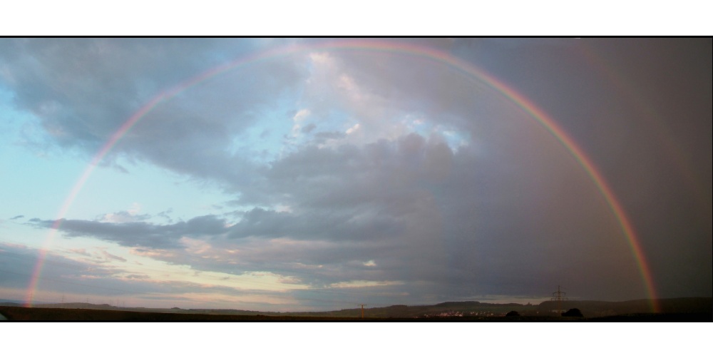 Regenbogen über Wiernsheim