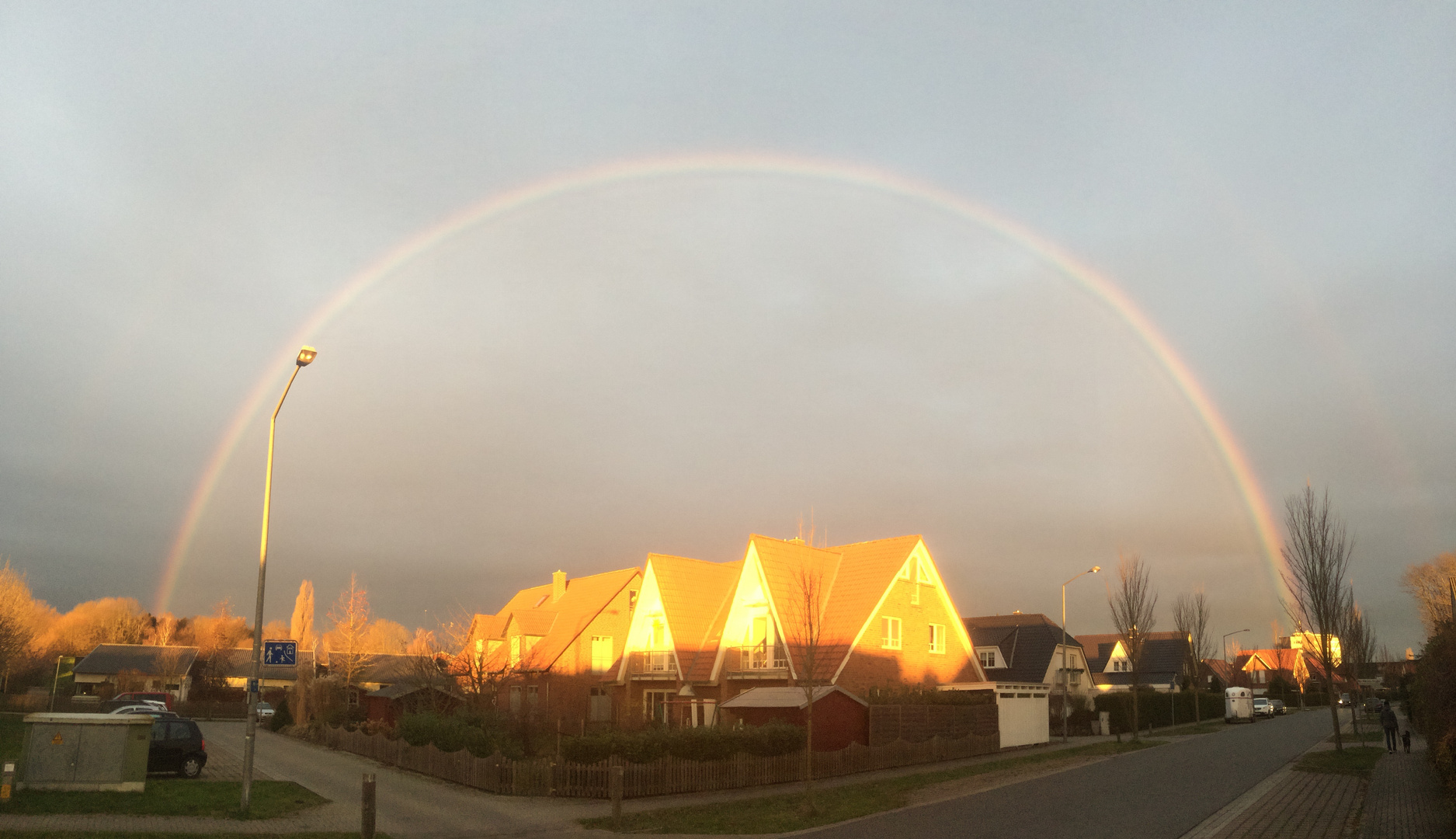 Regenbogen über Wunstorf