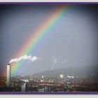 Regenbogen über Zürich