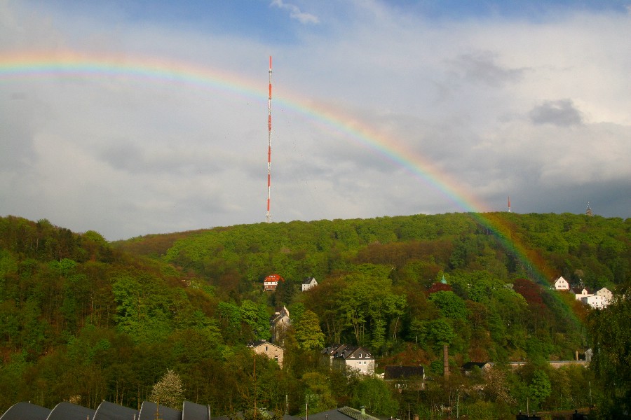 Regenbogen überLangenberg