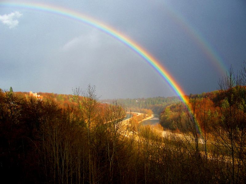 Regenbogen überm Isartal