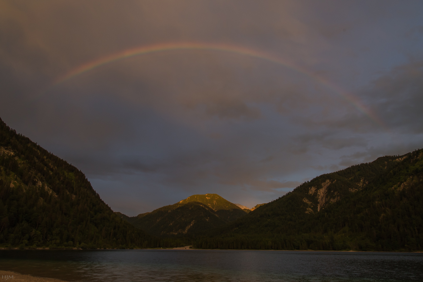 Regenbogen überm Plansee