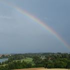 Regenbogen überm Tachinger See