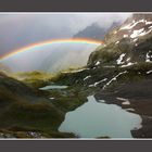 Regenbogen übern Gradental Hohe Tauern