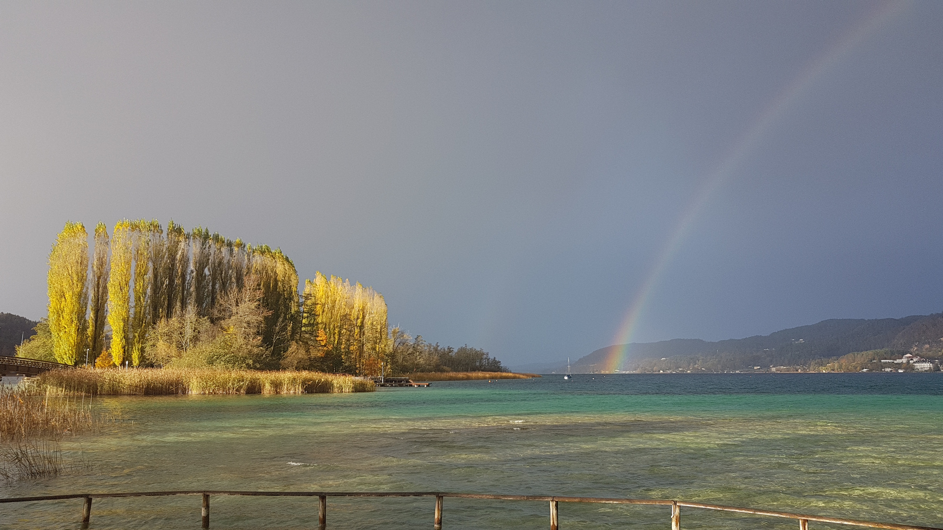 Regenbogen übern Wörthersee