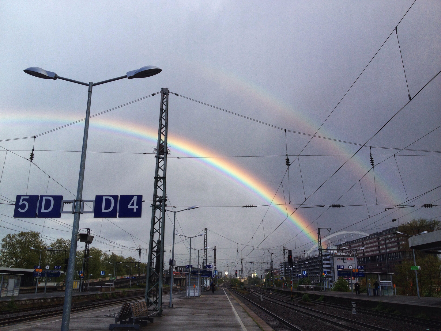 Regenbogen und Lanxessbogen