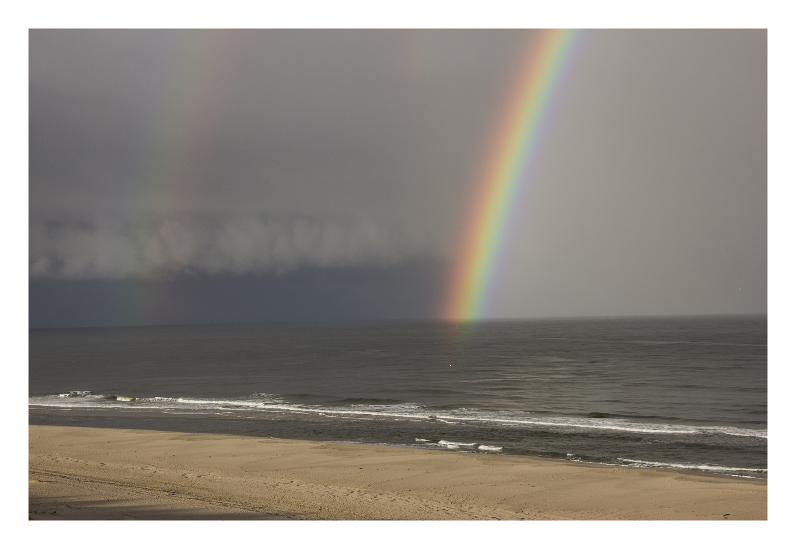 Regenbogen und Meer ...