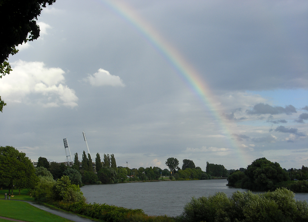 Regenbogen und Weserstadion