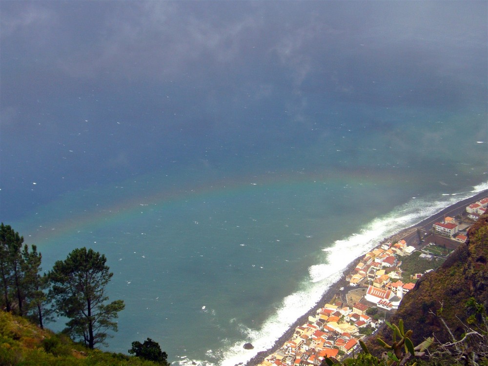 Regenbogen von oben