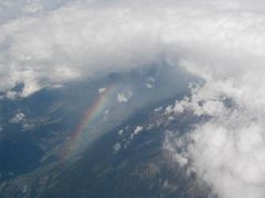 Regenbogen von oben