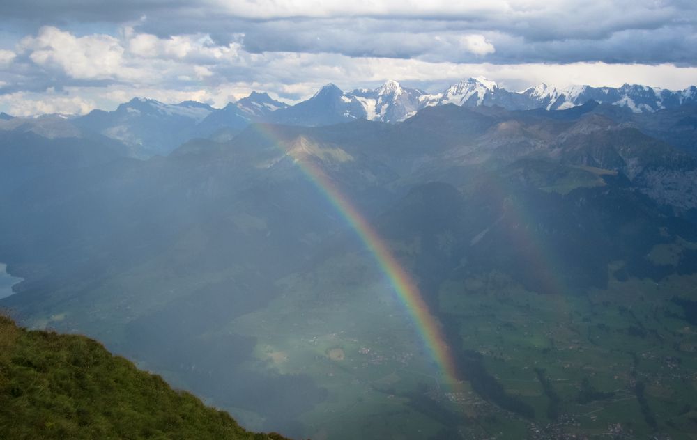 Regenbogen von oben