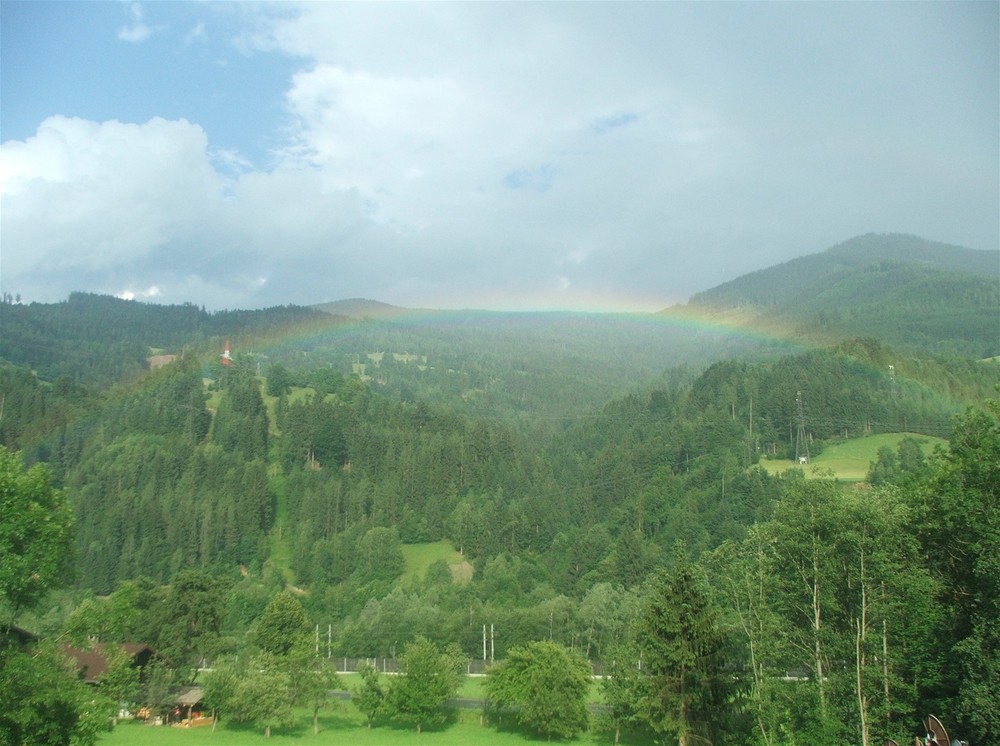 Regenbogen von zuhause