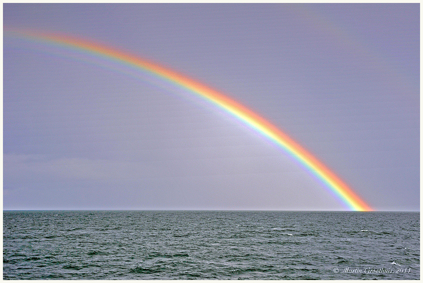 Regenbogen vor Helgoland 1