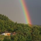 Regenbogen vor meinem Haus